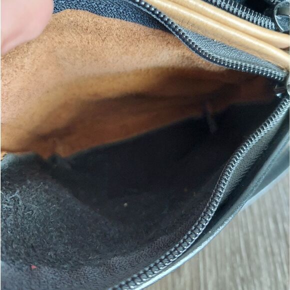 Vintage Thomas Leathers Two Tone Mini Shoulder Crossbody Bag - Picture 6 of 9